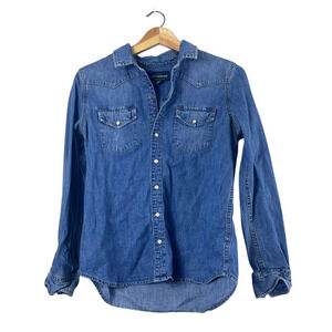 Vintage Denim Lucky Brand Long Sleeve Shirt S